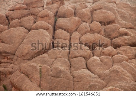 Rock formations - Monkey Fingers in Morocco