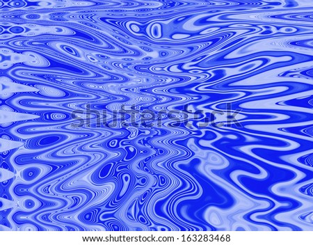 Abstract wave blue shining background
