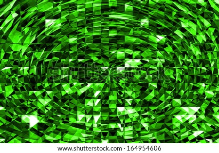 Green diamond background