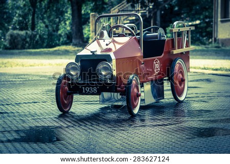 Vintage pedal toy car
