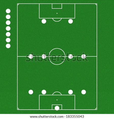 soccer strategy formation type : 4-2-2