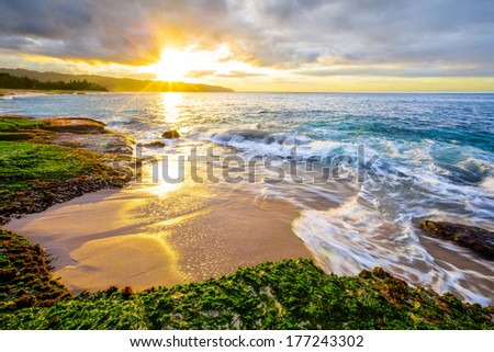 Beautiful Ocean Scape From Hawaii
