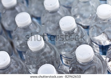 Mineral Water in Bottles.