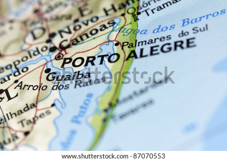 porto alegre map