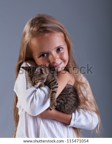 stock-photo-i-love-my-kitten-little-girl