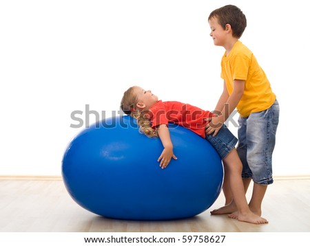 Kids Playing Gym