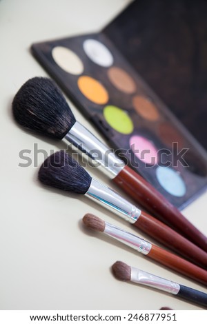 Brush collection for Make Up artist