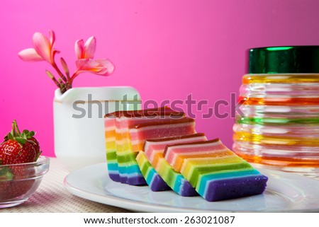 Indonesian Food Rainbow Layer (Lapis Rainbow)