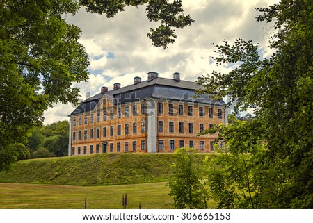 Image of Christinehofs castle, south east Sweden. Famous for it\'s public eco park & resturants.