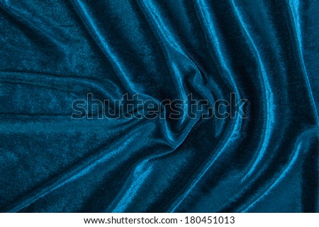 blue velvet as abstract background