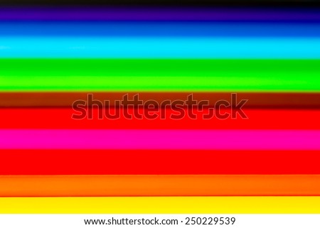 Horizontal smooth color spectrum in the form of diffuse bands