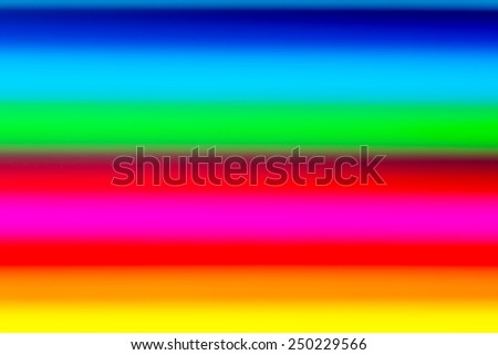 Horizontal smooth color spectrum