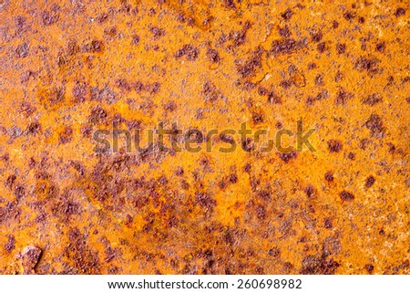 Rusty sheet metal on the background