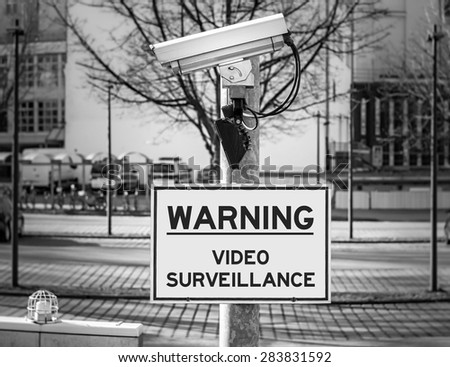 Warning - Video Surveillance