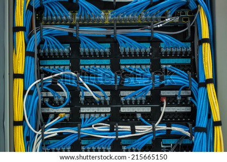Ethernet connection to the server