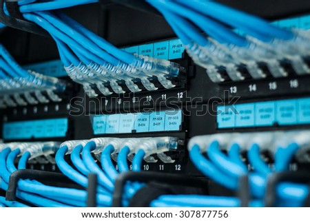 Ethernet connection to the server