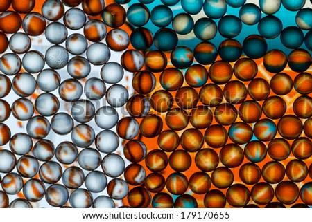 Colorful small balls abstract with delicate texture on the balls