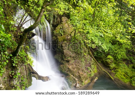 Waterfall landscape from Romania