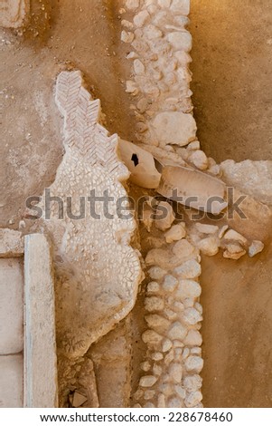 Greek ruins with details and texture - Athens, Acropolis
