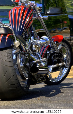 wide rear tire