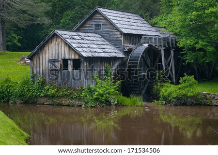 Mabry Mill, Virginia - Mabry Mill is one of the few fully functioning mills left in America.  It is now operated by the National Park system in the U.S.A.