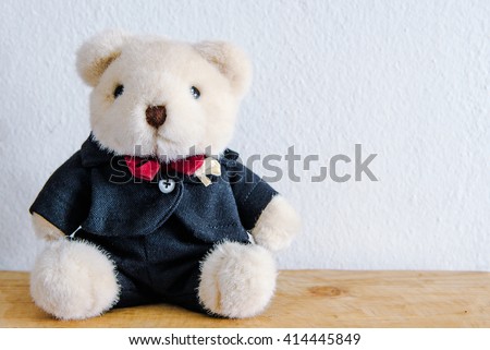 Teddy Bear, Close up photograph of a cute teddy bear