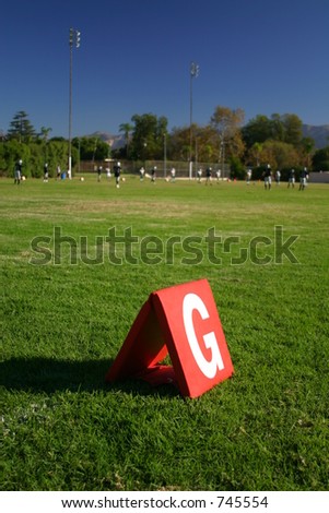 Football Goal Line Marker