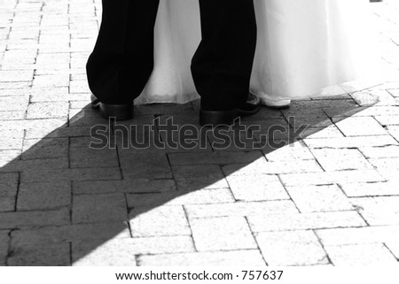 Bride and Groom dancing (Feet)