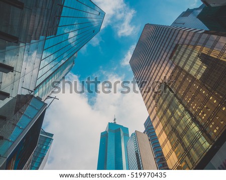 Skyscraper Buildings and Sky View