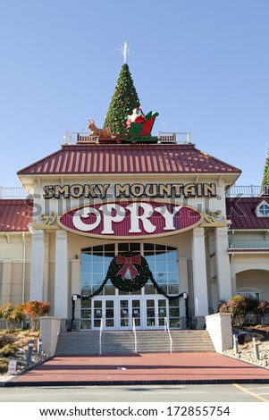 PIGEON FORGE,TN- January 7: The Smoky Mountain Opry produces a broadway style family variety show that features singers, dancers, comedians, jugglers and other performers in Pigeon Forge, Tennessee,