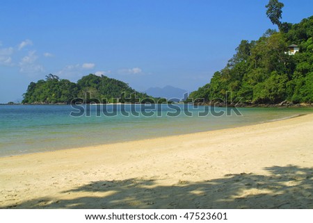 Tropical landscape, Langkawi island, Malaysia