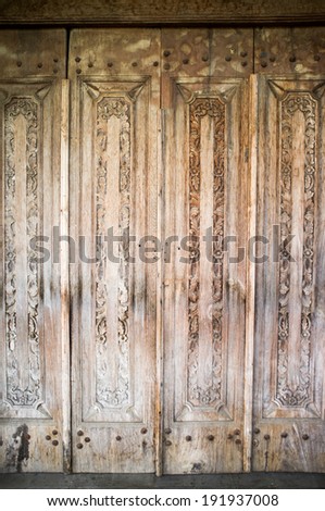 Wood carving, Mas, Bali, Indonesia, Asia