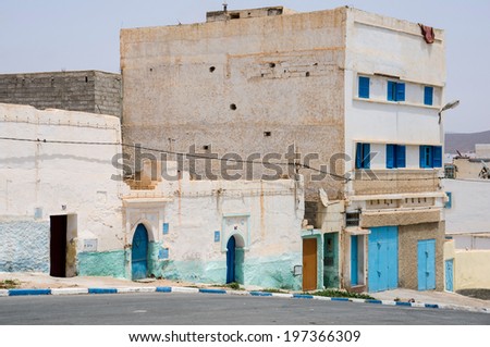 Art Deco Architecture, Sidi Ifni, Morocco, North Africa