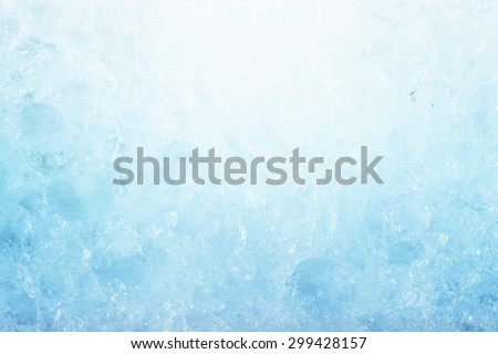 ice background, frozen water, blue
