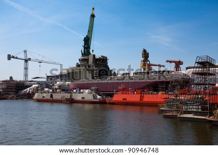 Ship building, ship repair...