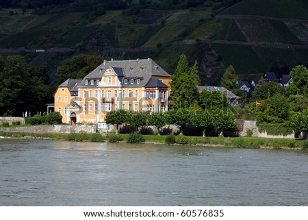 Beautiful House on the Rhine in Germany