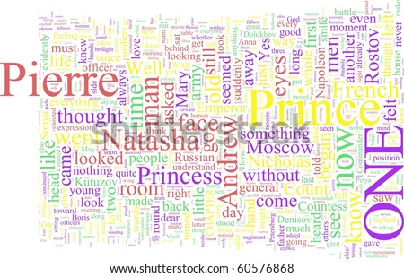 Word Cloud Based on Tolstoy's War and Peace
