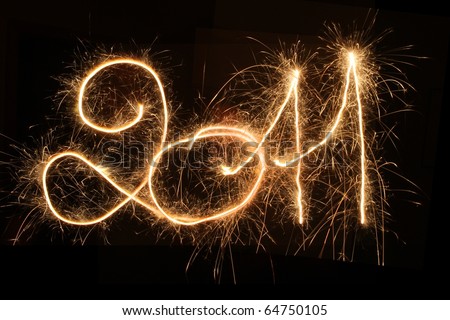 stock photo : Happy New Year - 2011