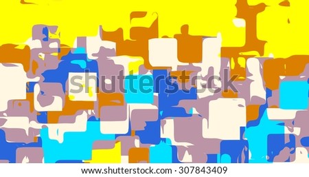 square shape painting background