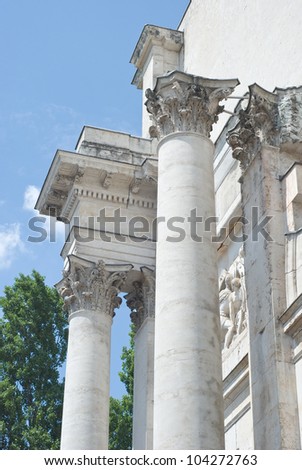 Victory Gate in Classical Greek Architecture in Munich