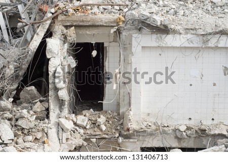 Building Demolition as Sign of Urban Renewal