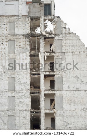 Building Demolition as Sign of Urban Renewal