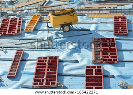 Construction Site Composition as Sign of Urban Development