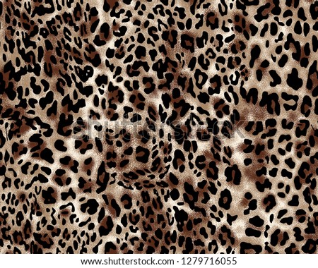 Leopard skin pattern texture. Leopard texture background. Seamless leopard pattern. Animal print. Leopard seamless fur texture.