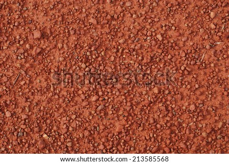 Tropical laterite soil or red earth background.