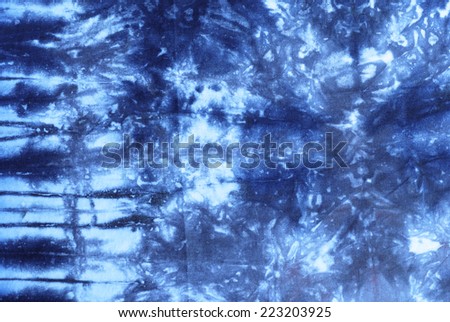 tie dyed pattern for background.