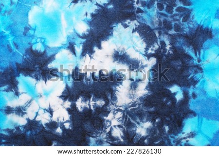 tie dyed pattern for background.