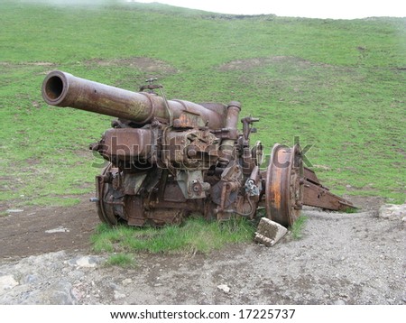 Original first world war cannon