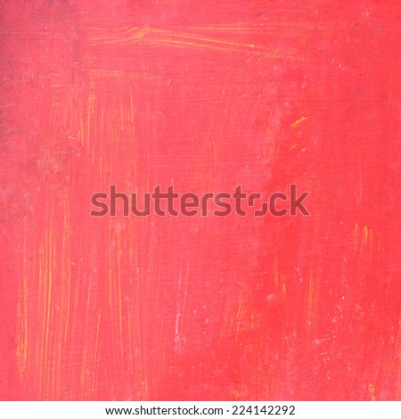 Red steel metal plate background / Red steel metal plate