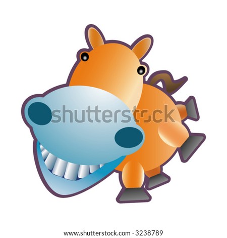 funny horse. stock vector : Funny Horse